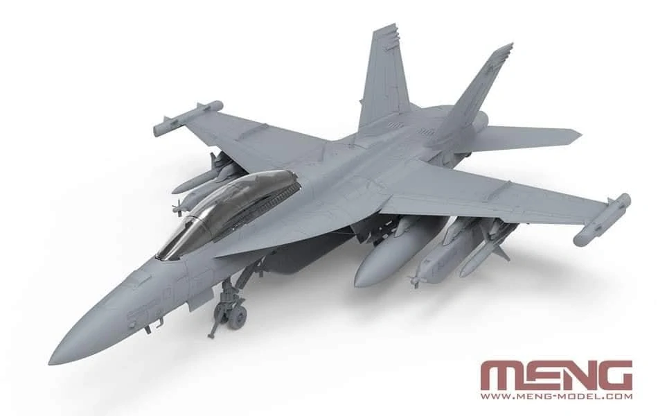 MENG Boeing EA-18G Growler Electronic Attack Aircraft Yellow Jackets 1/48