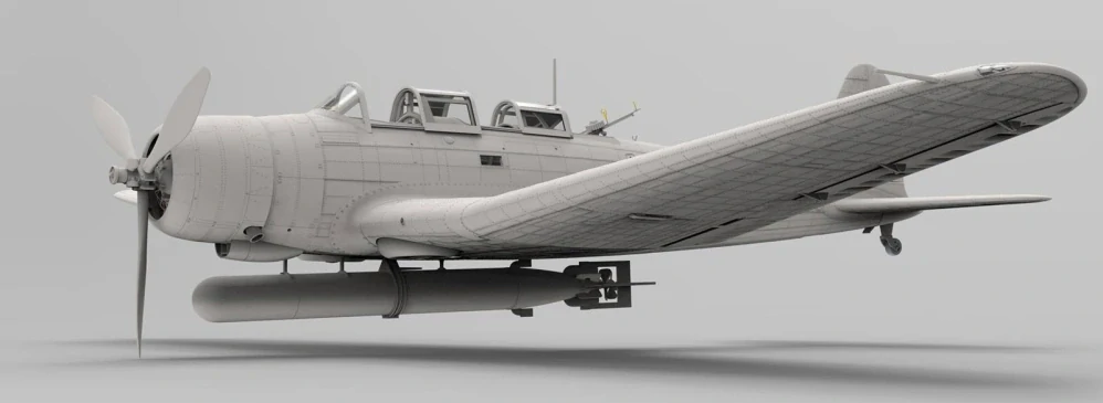 Border Model Nakajima B5N2 Type 97 Carrier Attack Bomber "Kate" 1/35
