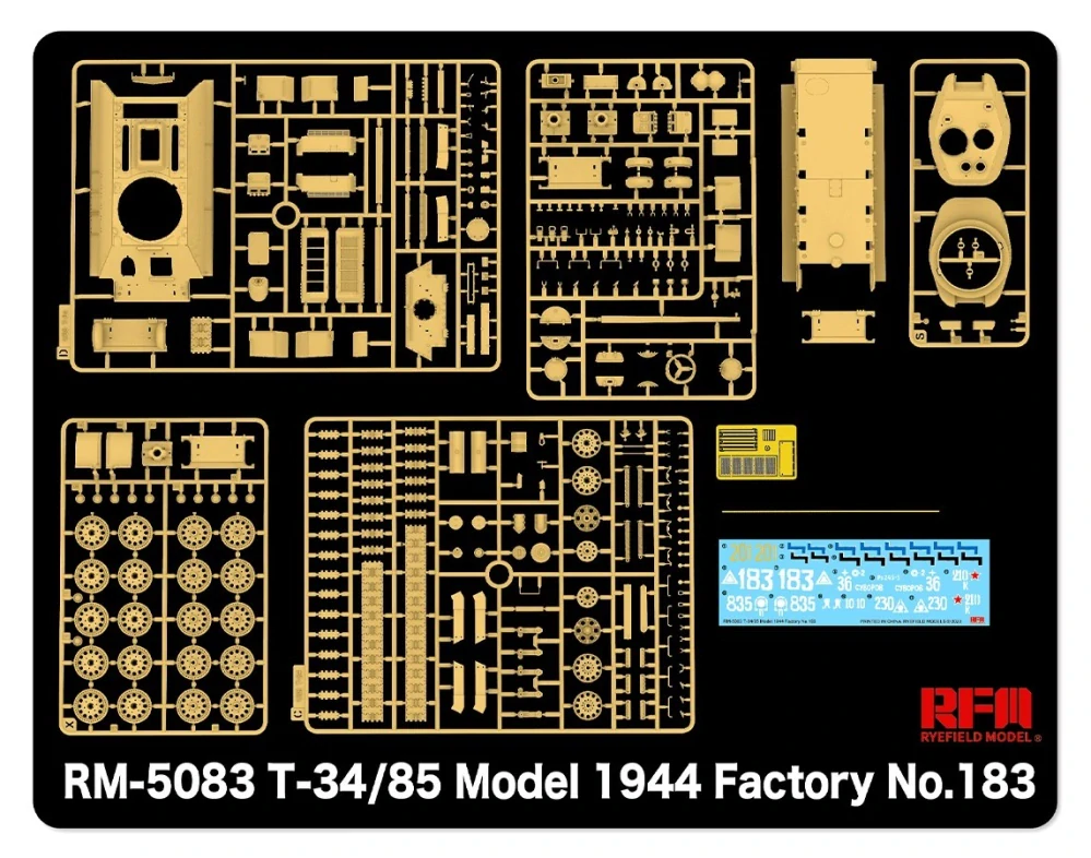 RFM T-34/85 Model 1944 Factory No.183 1/35