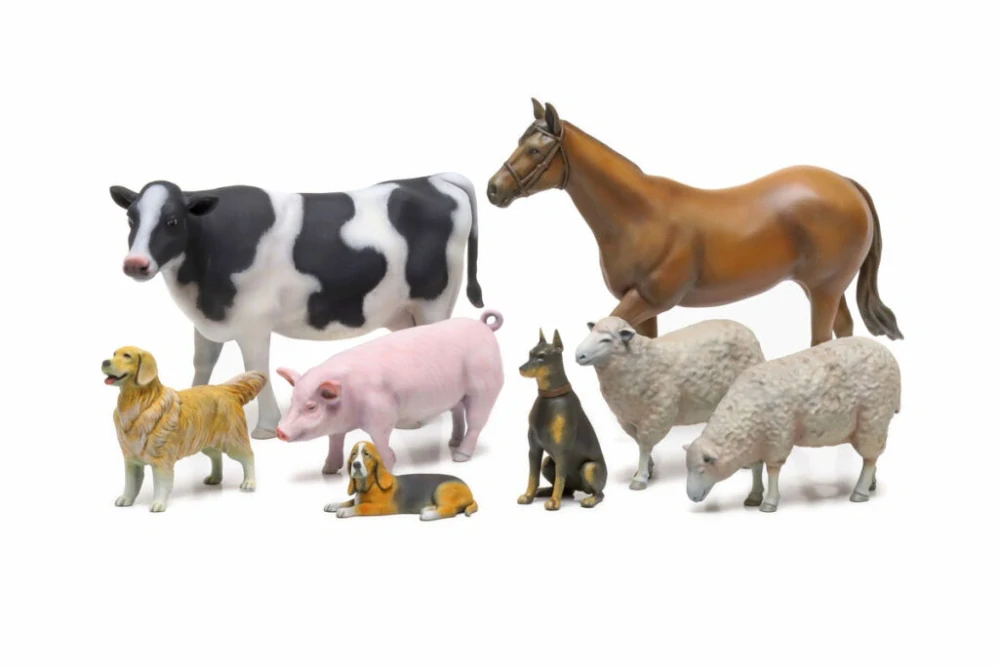 Tamiya Livestock Set II (Domácí zvířata) 1/35