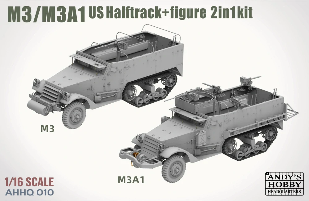 Andy's HHQ M3/M3A1 U.S. Halftrack 2 in 1 1/16