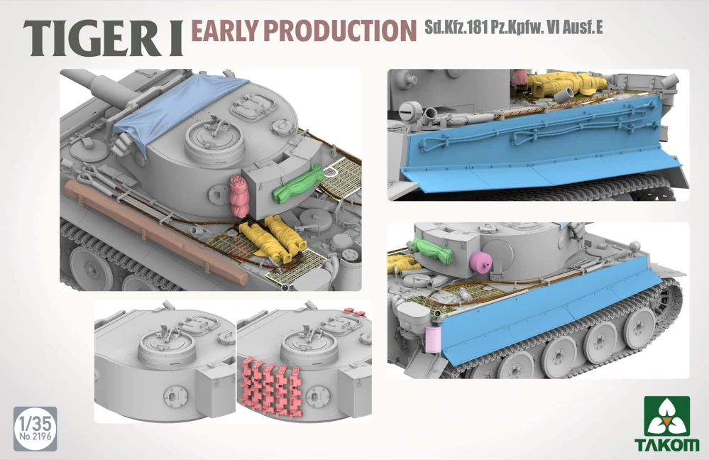 Takom TIGER I early production Pz.Kpfw.VI Ausf. E 1/35