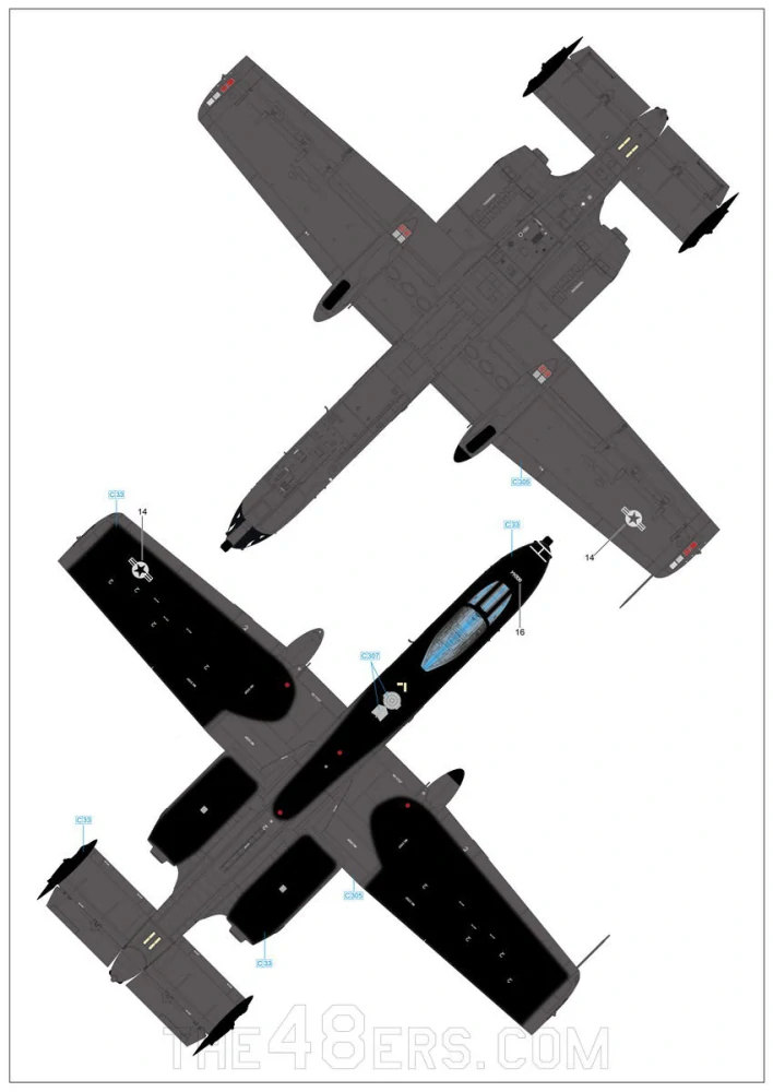 G.W.H A-10C Blacksnake Indiana Air Nat. Guard 1921-2021 (Limited Edition!) 1/48