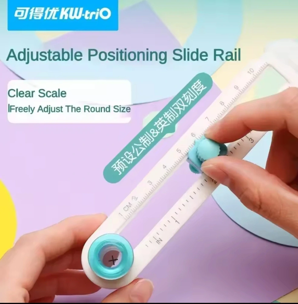 KW-Trio 360° Mini Circle Cutter - Kruhová řezačka masek (2-20cm))