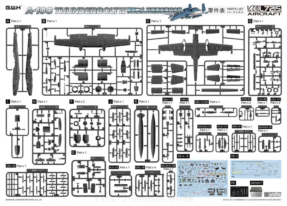G.W.H A-10C Thunderbolt II 1/72