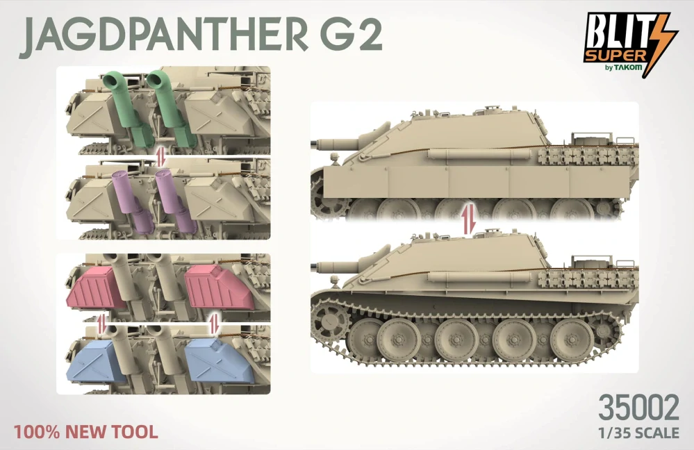 Das Werk Jagdpanther G2 - SUPER BLITZ 1/35