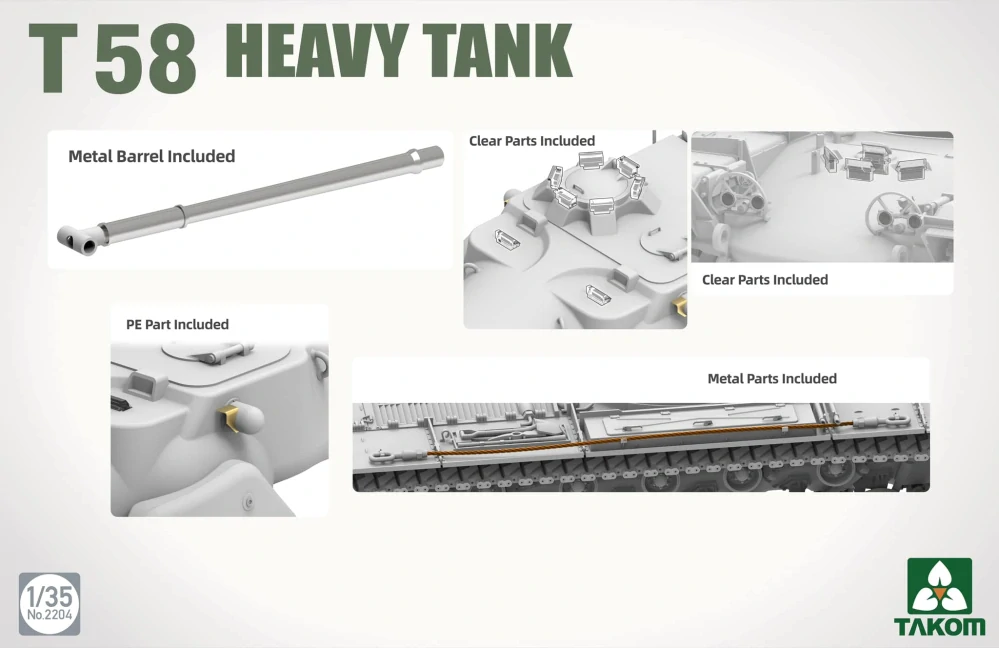 Takom T58 Heavy Tank 1/35