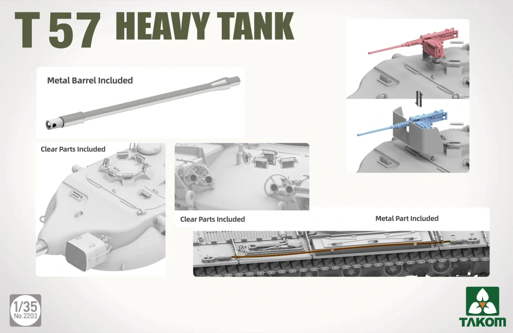 Takom T57 Heavy Tank 1/35