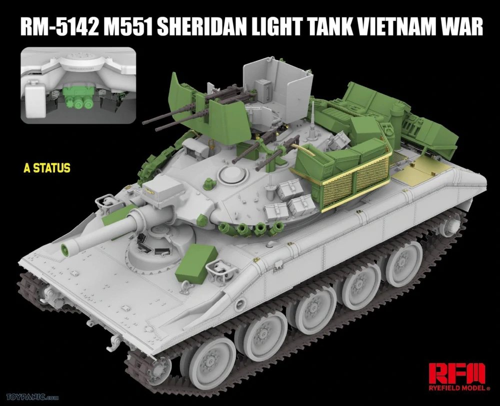 RFM M551 Sheridan Light Tank "Vietnam War" 1/35