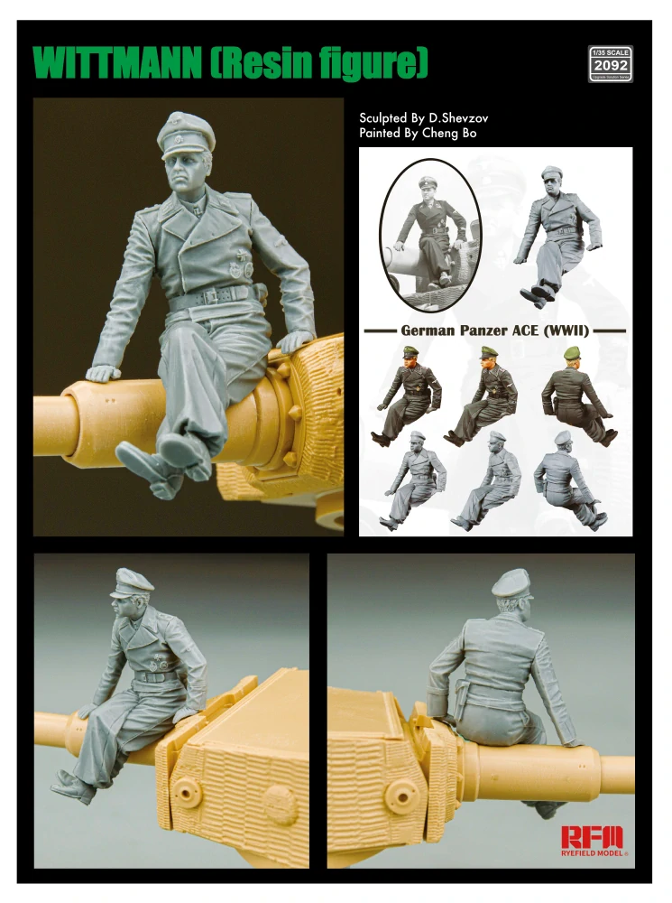 RFM Tiger I early "Kursk 1943" w/ Wittmann (Standard version) 1/35