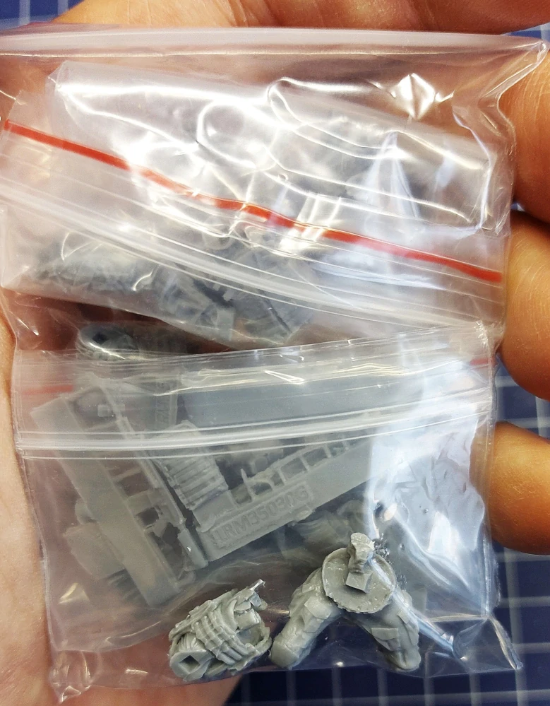 MH-60 Crew - Resin figures + Machine gun (7x figurka + 2x kulomet) 1/35 