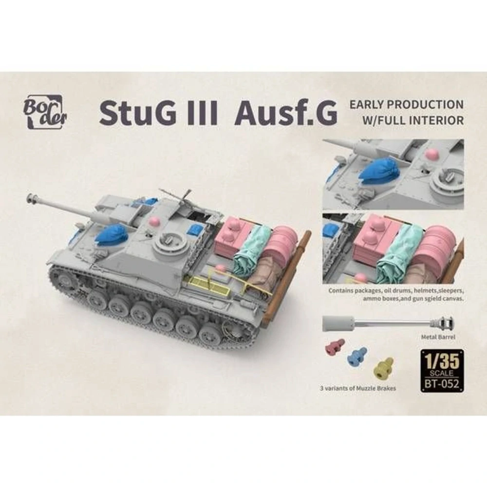 Border Model StuG III Ausf. G Early Production w/ Full Interior 1/35