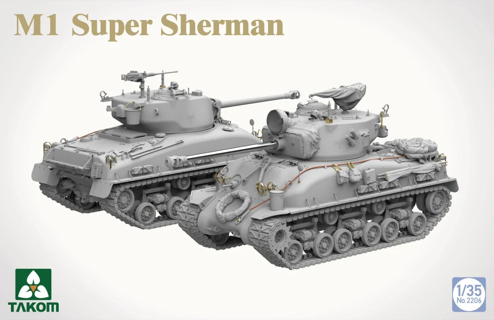 Takom SHERMAN² BOX + 1:16 US Army Tank Crewman 1/35