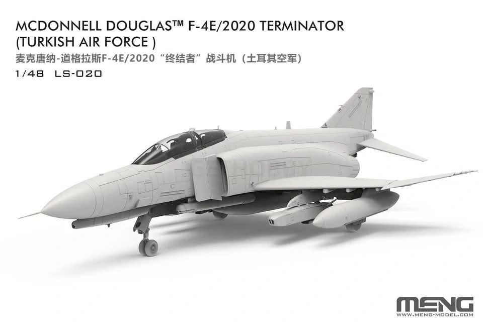 MENG McDonnell Douglas F-4E/2020 Terminator (Turkish Air Force) - Phantom 1/48