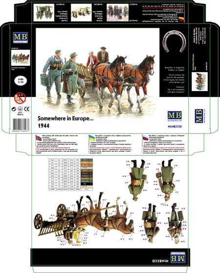 Master Box Somewhere in Europe... 1944 1/16