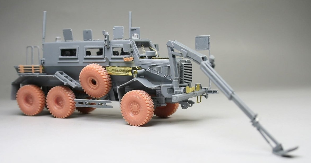 Vespid Models BUFFALO A1 MPCV Mine Protected Clearance vehicle 3D printed parts 1/72