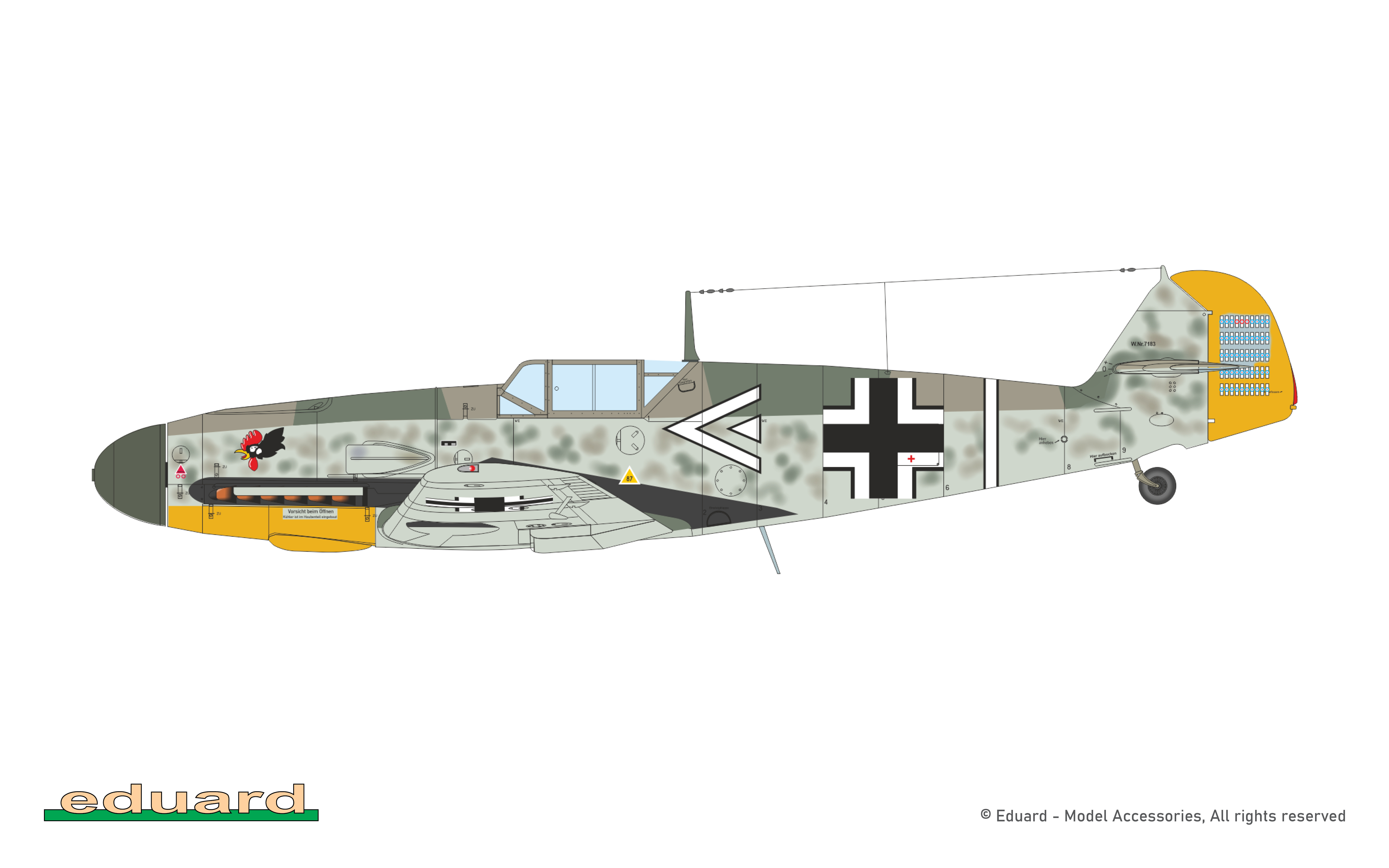 Eduard Bf 109F-4 ProfiPACK 1/48
