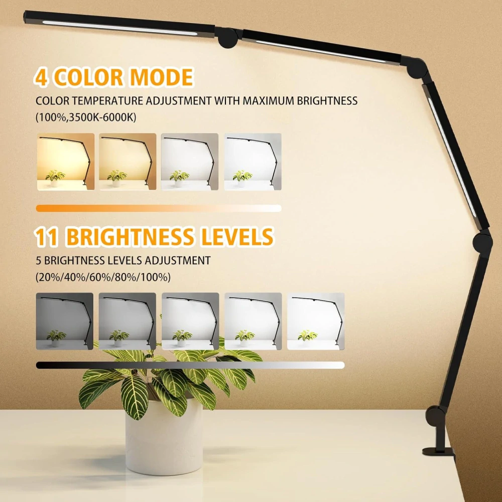 Pracovní LED lampa AILBTON 3 sekční (stmívatelná)