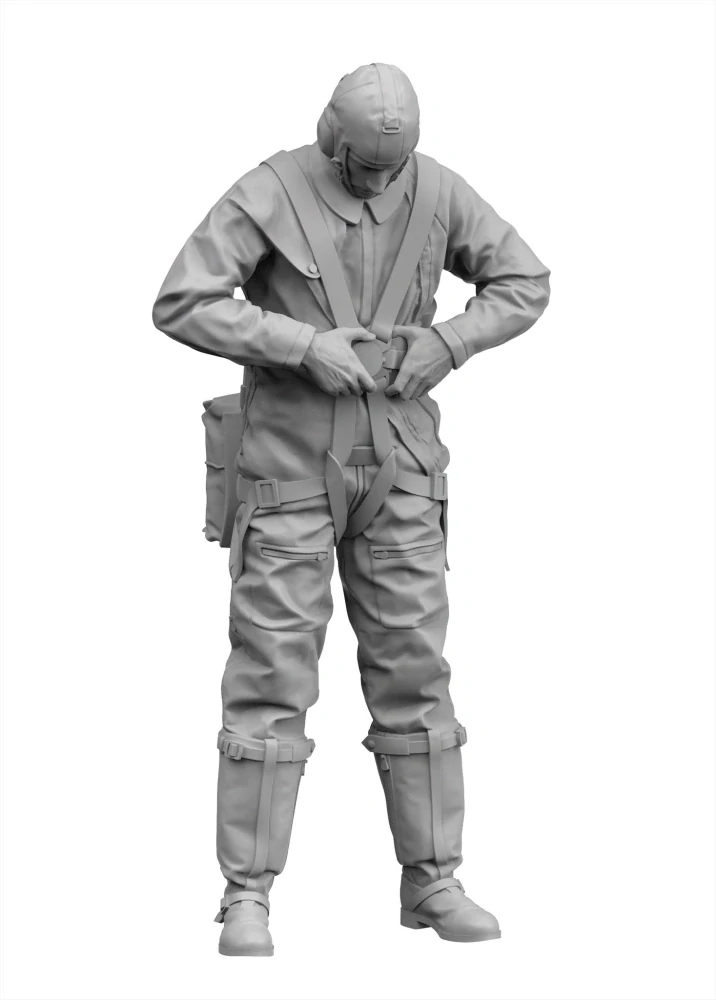Border Model German Bomber Pilots for He 111, Ground Status (Resin) 1/35