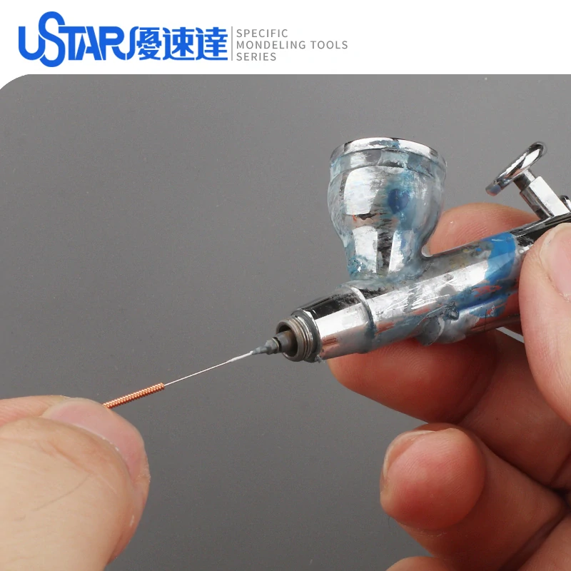 Ustar Nozzle Cleaning Needle / Čistící jehla trysek airbrush pistolí 0,2mm - 1ks