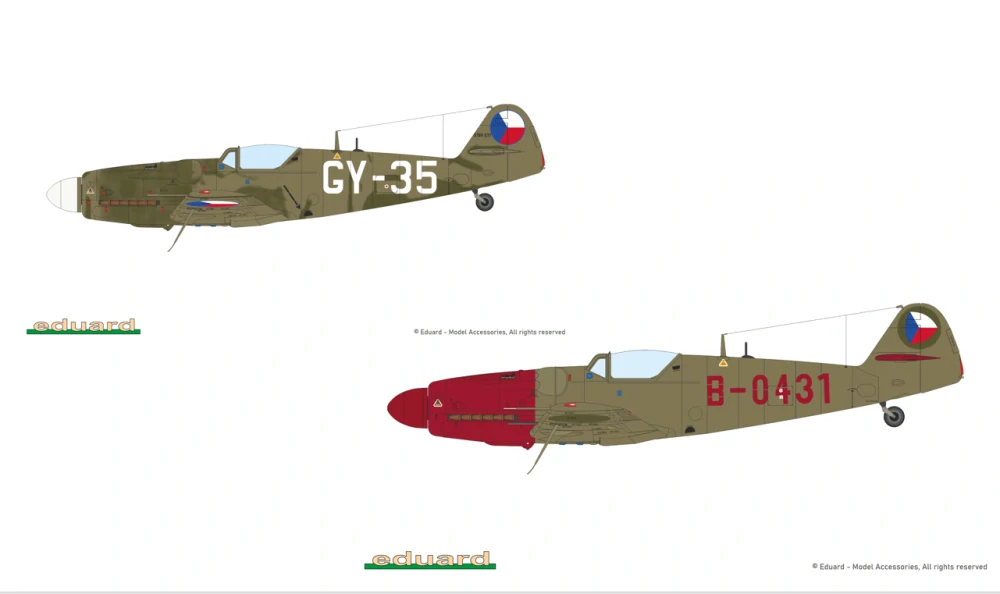 Eduard Avia S-199 bubble canopy Hybrid Edition (ČR) 1/48