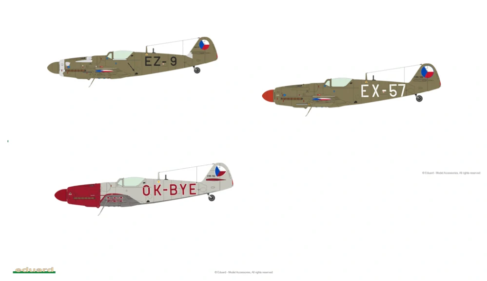 Eduard Avia S-199 s vypouklým překrytem kokpitu ProfiPACK (ČR) 1/72