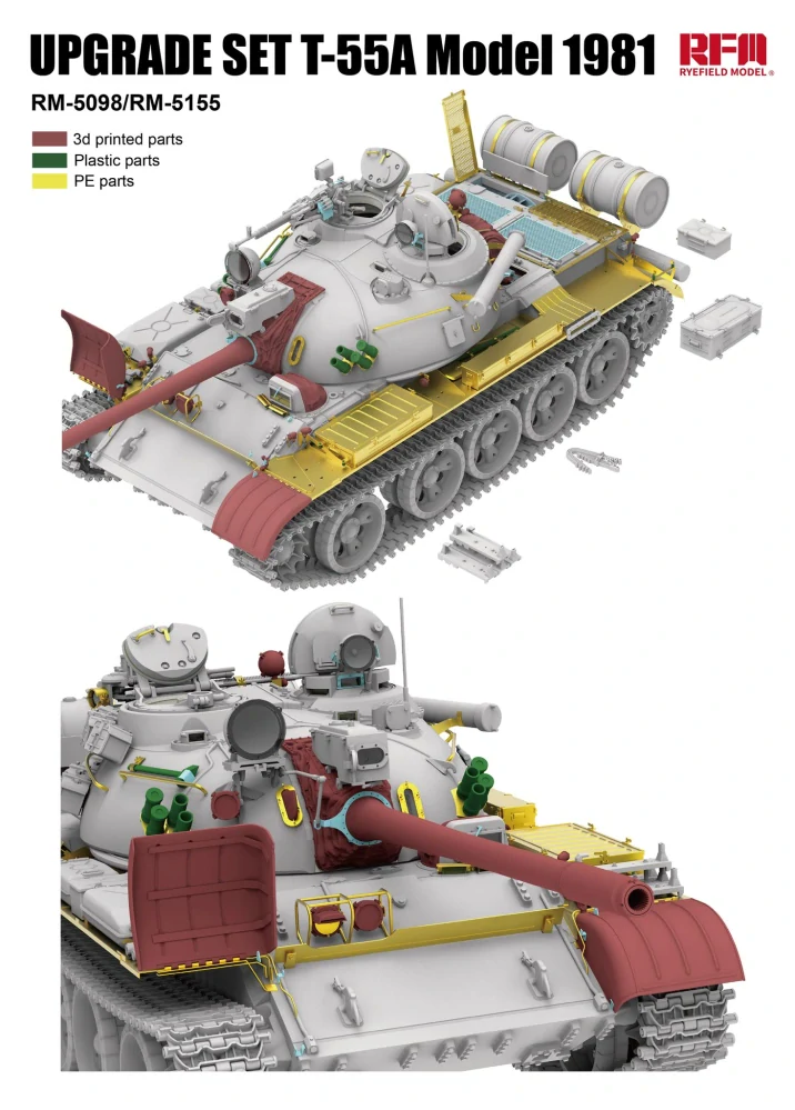 RFM Upgrade set for 5155/5098 T-55a 1/35