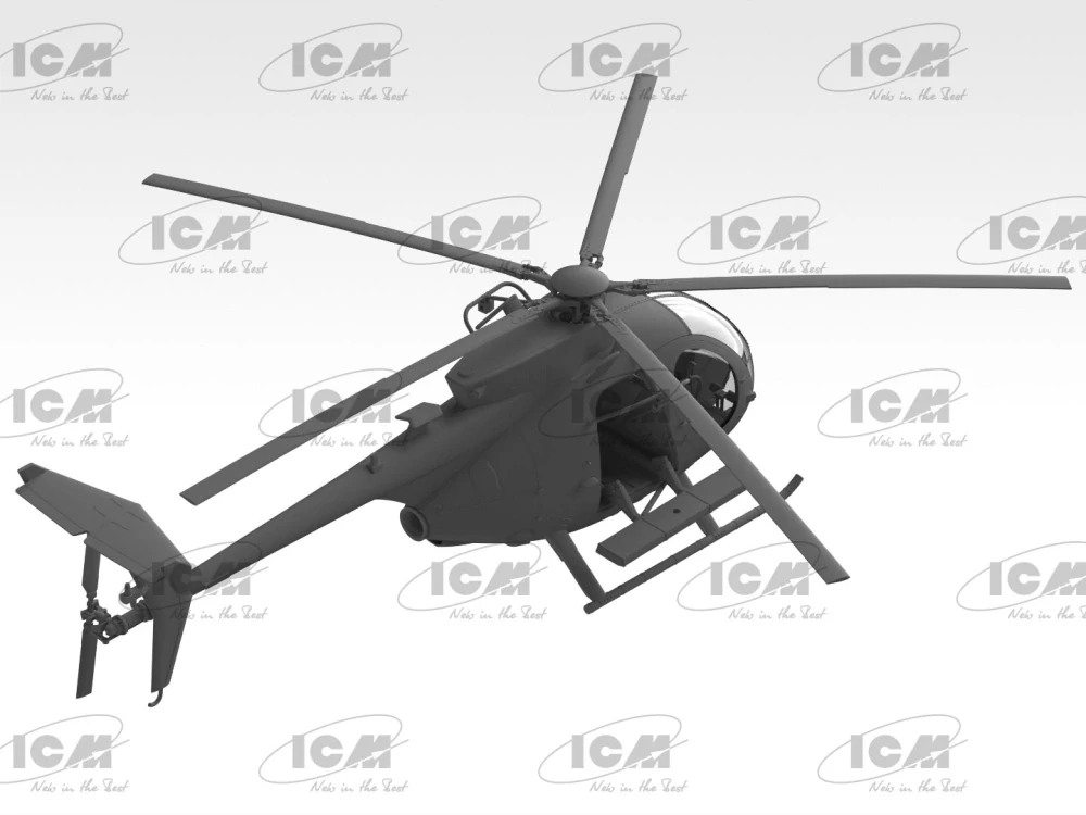 ICM MH-6J Little Bird, US Special Forces Helicopter 1/48