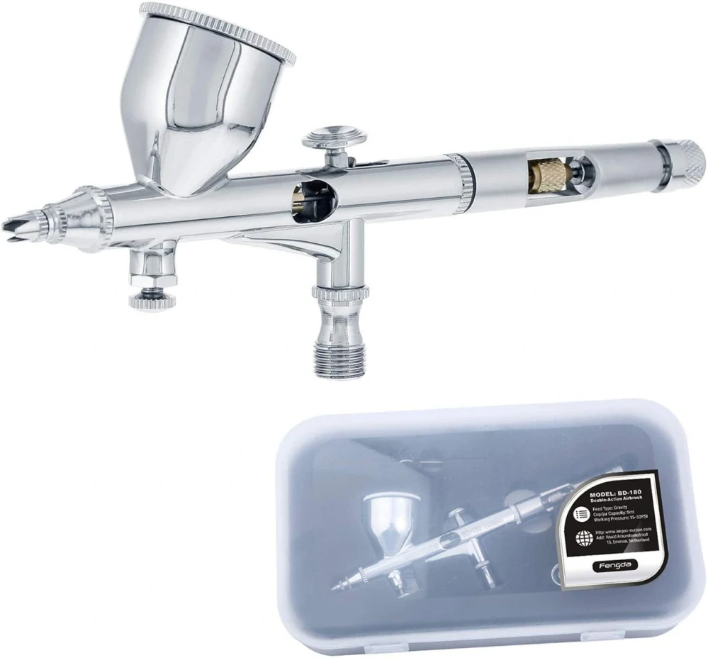 Fengda FE-180K Double Action Airbrush 2v1 0,2mm + 0,3mm