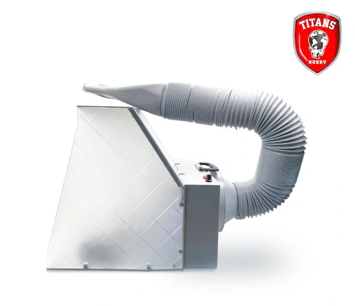 Titans Stříkací filtrační box pro Airbrush - 5,1m3/min + LED + Ext. hadice