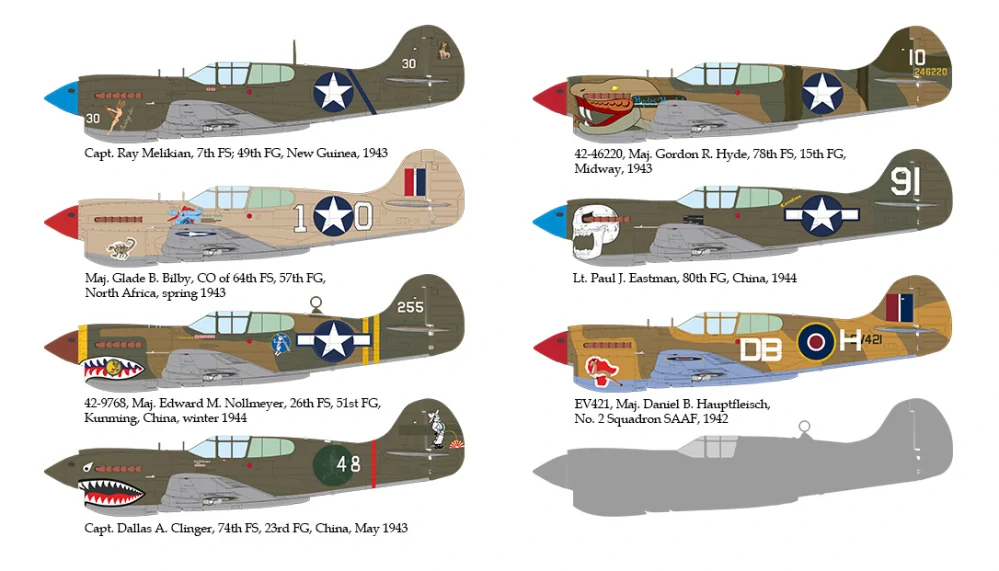 Eduard P-40K Warhawk Royal Class DUAL COMBO 2v1! 1/48