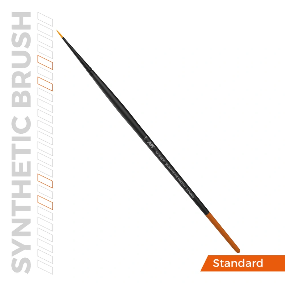 AK Synthetic brush - Round 2/0 / Štětec kulatý
