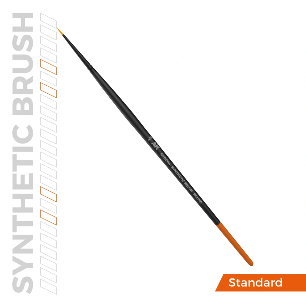 AK Synthetic brush - Round 4/0 / Štětec kulatý