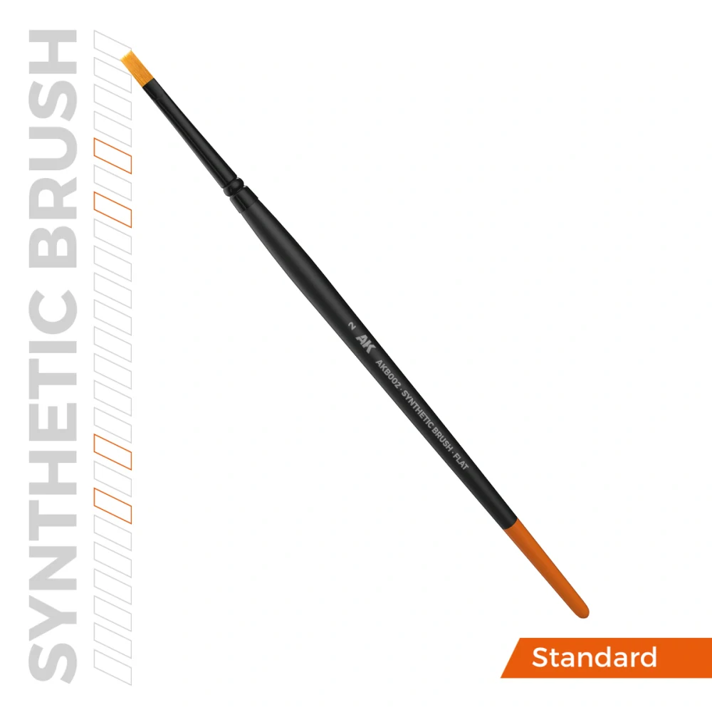 AK Synthetic brush - Flat 2 / Štětec plochý