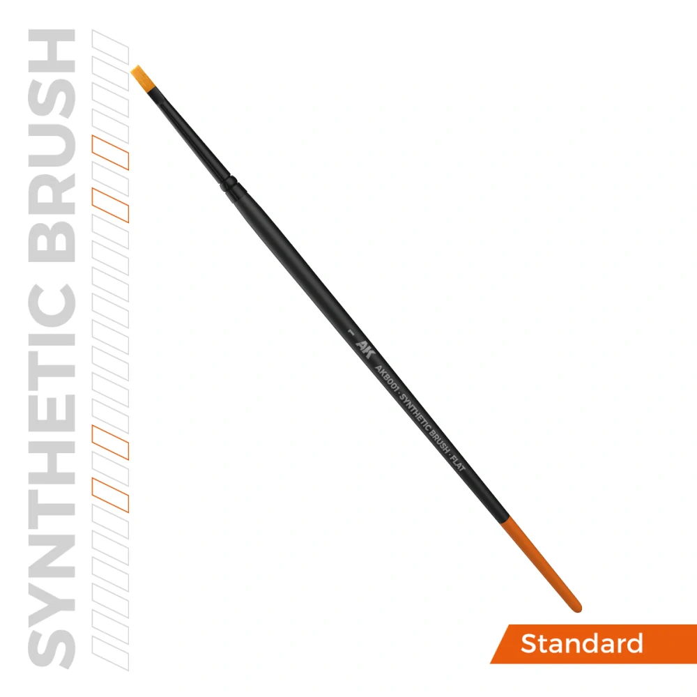 AK Synthetic brush - Flat 1 / Štětec plochý