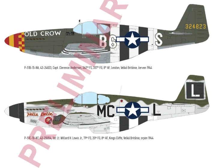 Eduard P-51B/C Mustang Malcolm Hood canopy 1/48 (Předobjednávka červenec)