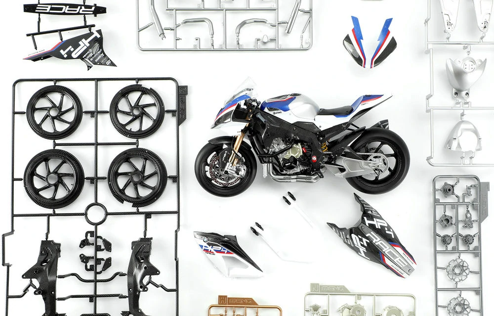 MENG BMW HP4 Race (Pre-colored Edition) 1/9
