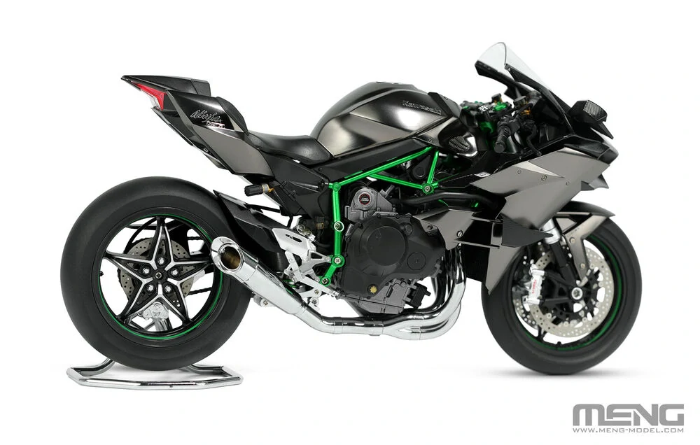 MENG Kawasaki Ninja H2R 2018 (Pre-colored Edition) 1/9 (Předobjednávka říjen)