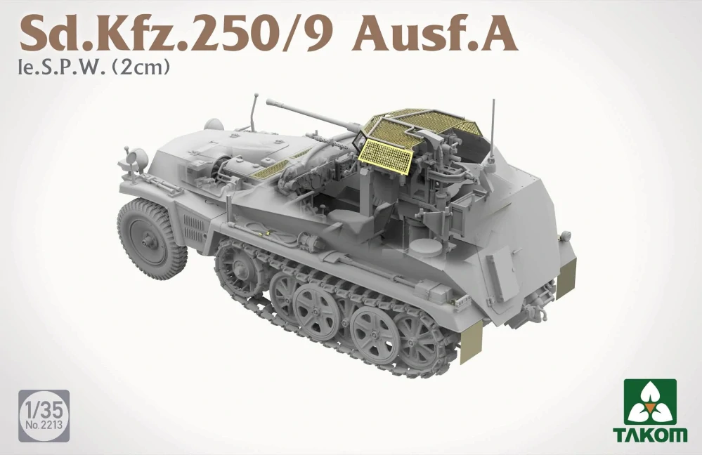 Takom Sd.Kfz. 250/9 Ausf. A Ie. S.P.W (2cm) 1/35 (Předobjednávka listopad)