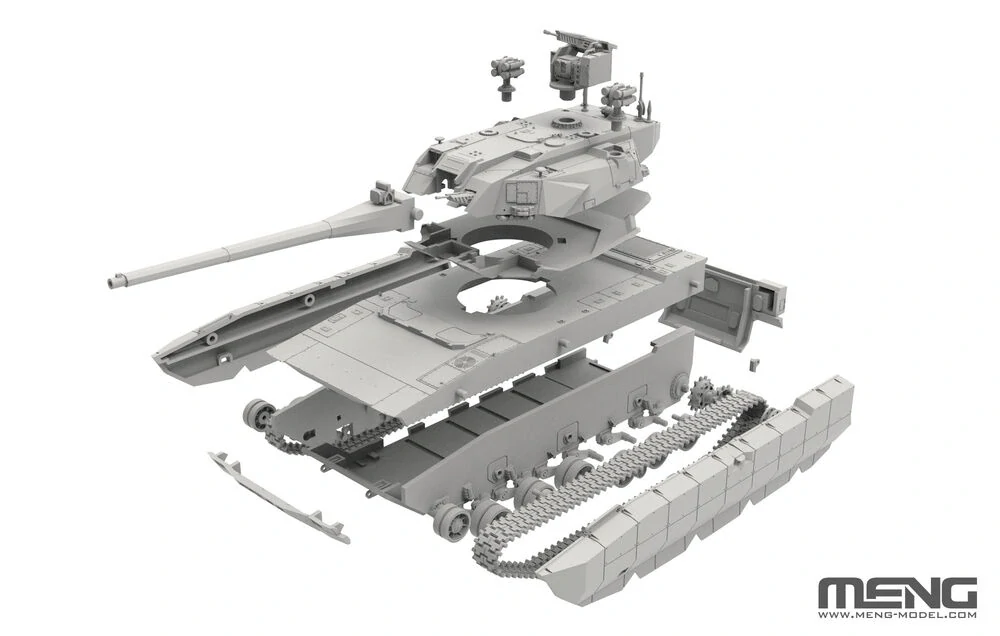 MENG Chinese Main Battle Tank ZTZ100 1/72 (Předobjednávka říjen)