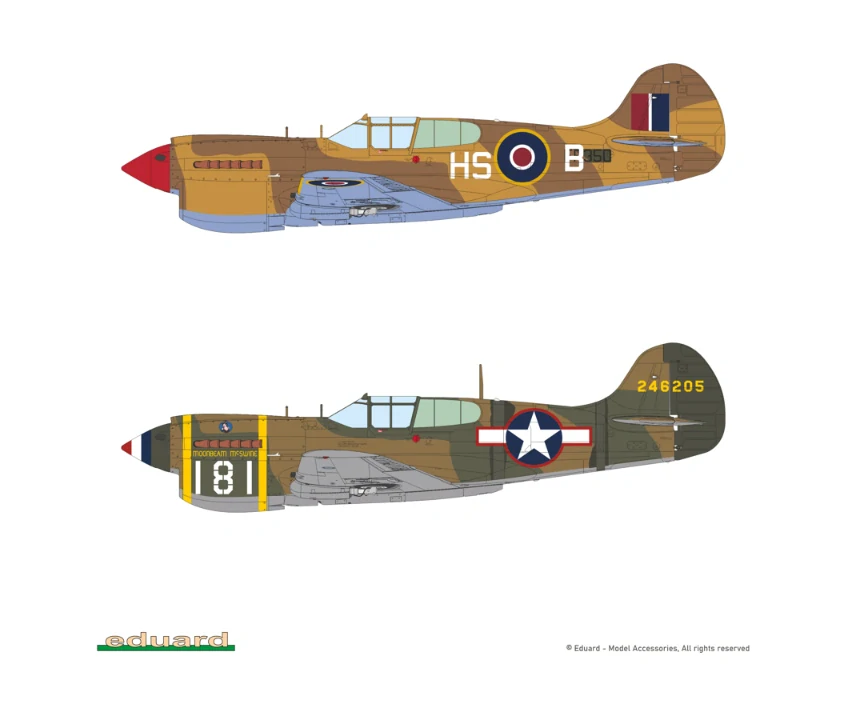 Eduard P-40K short tail ProfiPACK 1/48 (Předobjednávka srpen)