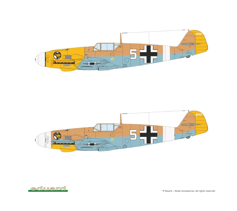 Eduard Bf 109F-4 Weekend 1/72 (Předobjednávka srpen)
