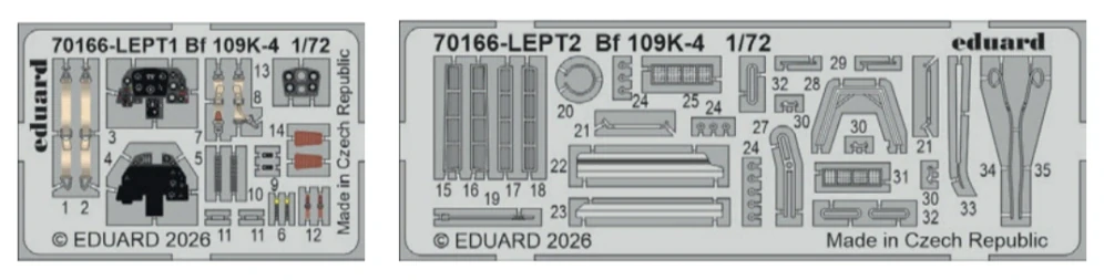 Eduard Bf 109K-4 ProfiPACK 1/72 (Předobjednávka září)