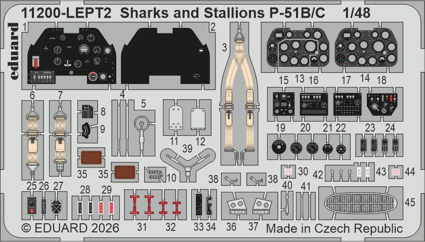 Eduard Sharks and Stallions DUAL COMBO Limited 1/48 (Předobjednávka září)