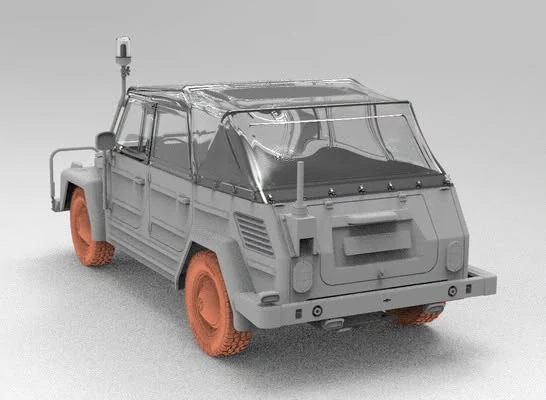 Das Werk Kurierwagen Typ 181 - Bluelight Version 1/35 (Předobjednávka listopad)