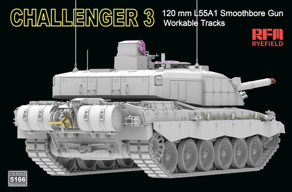 RFM Challenger 3 120mm L55A1 Smoothbore Gun 1/35 (Předobjednávka listopad)