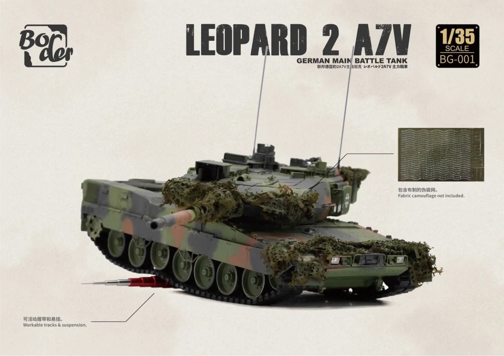 Border Model Leopard 2 A7V - CHROMA SERIES 1/35 (Předobjednávka leden)