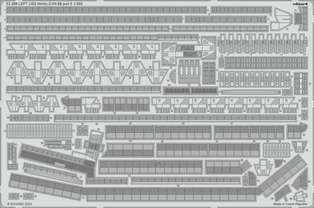 Eduard USS Nimitz CVN-68 BIG ED část 2. - detail set 1/350