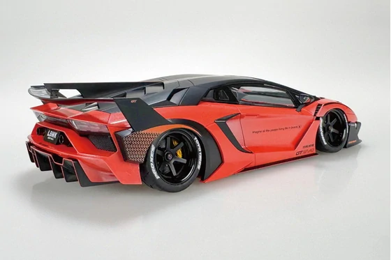 Aoshima Liberty Walk Silhouette Works Lamborghini Aventador GT EVO Ver.2 1/24 (Předobjednávka únor)