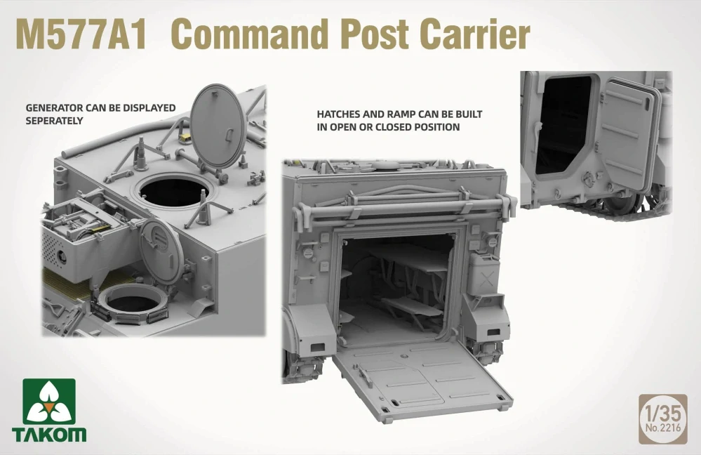 Takom M577A1 Command Post Carrier 1/35 (Předobjednávka listopad/prosinec)